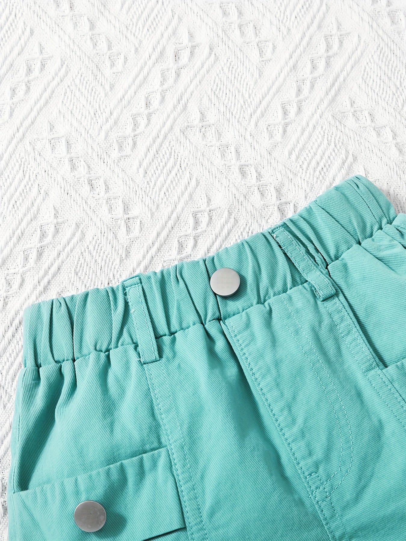Girls Plain Shorts Comfortable Casual Pants Summer Outdoor Kids