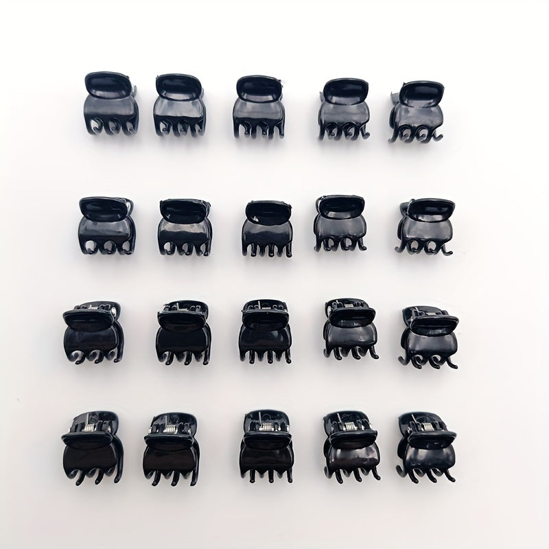 20pcs Small Grab Clip Plastic 1 inch