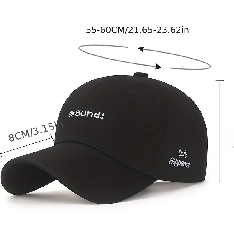 Embroidery Couple Baseball Cap Solid Cotton Dad Hats Casual Unisex Sun Hats