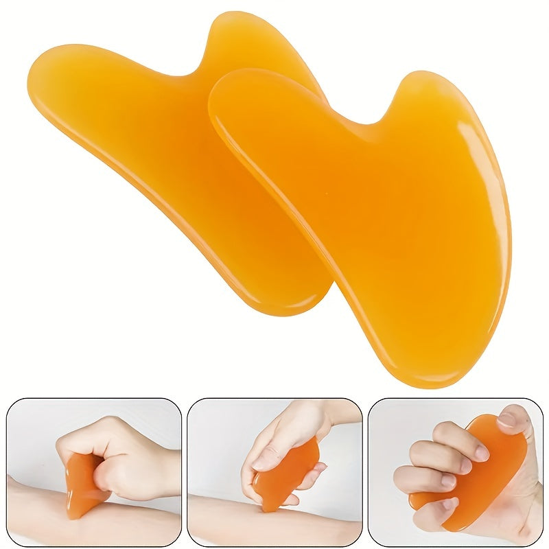 Guasha Scraping Massage Scraper Face Massager Acupuncture Resin GuaSha Board