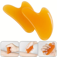 Guasha Scraping Massage Scraper Face Massager Acupuncture Resin GuaSha Board