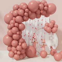 85pcs Dusty Pink Balloons Garland Arch Kit 12 7 25 4 30 48 45 72 Cm
