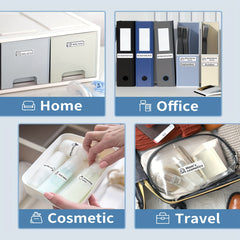 Phomemo D30 Label Maker Paper, Various Sizes, Self-Adhesive, Blank Printer Paper