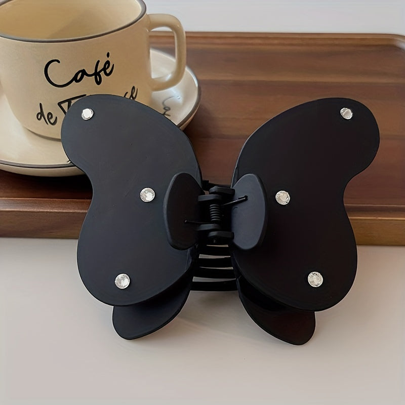 Butterfly Rhinestone Hair Claw for Women Girls