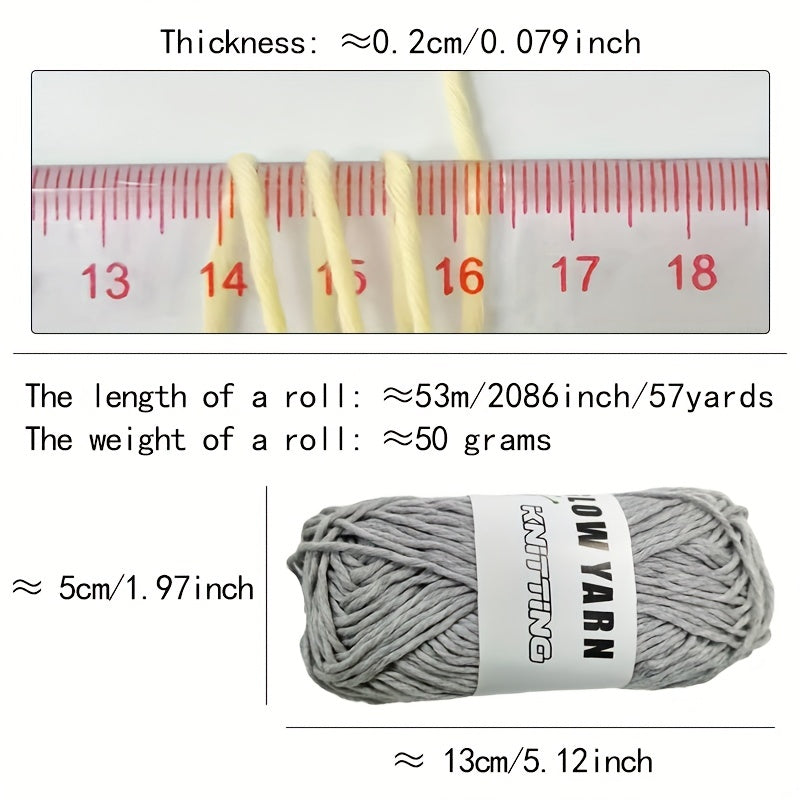 Glow In The Dark Yarn Soft Luminous Yarn DIY Knitting Crocheting Supplies