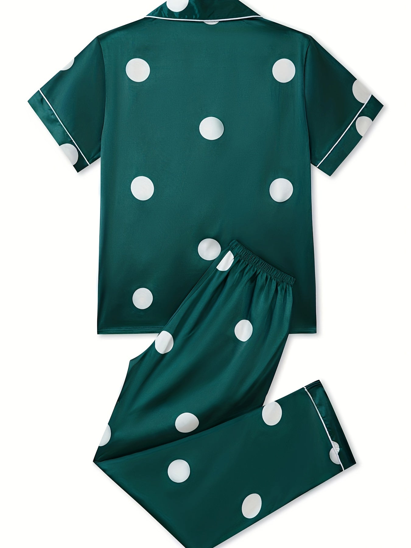 Floral Print Lounge Set Short Sleeve Top & Pants Women's Loungewear