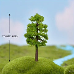 2pcs Mini Sakura Trees Plant Ornament Micro Landscape Craft