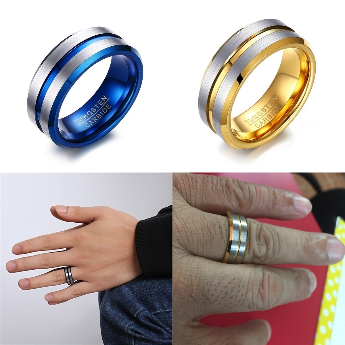 Men's Stainless Steel Ring For Engagement