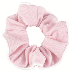 3pcs Satin Large Scrunchie Hair Tie Female Style Head Band Women's Headwear