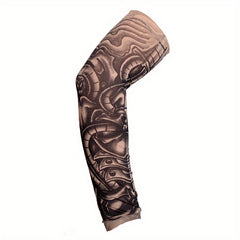 Tattoo Arm Sleeves UV Protection Sunproof Long Sleeve Elastic Sleeves