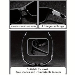 Men's Polarized Sports Sunglasses Cycling Goggles UV400 Protection