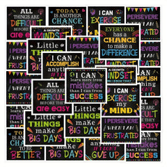 10pcs Inspirational Quotes Stickers for Laptop Skateboard Phone Case Guitar