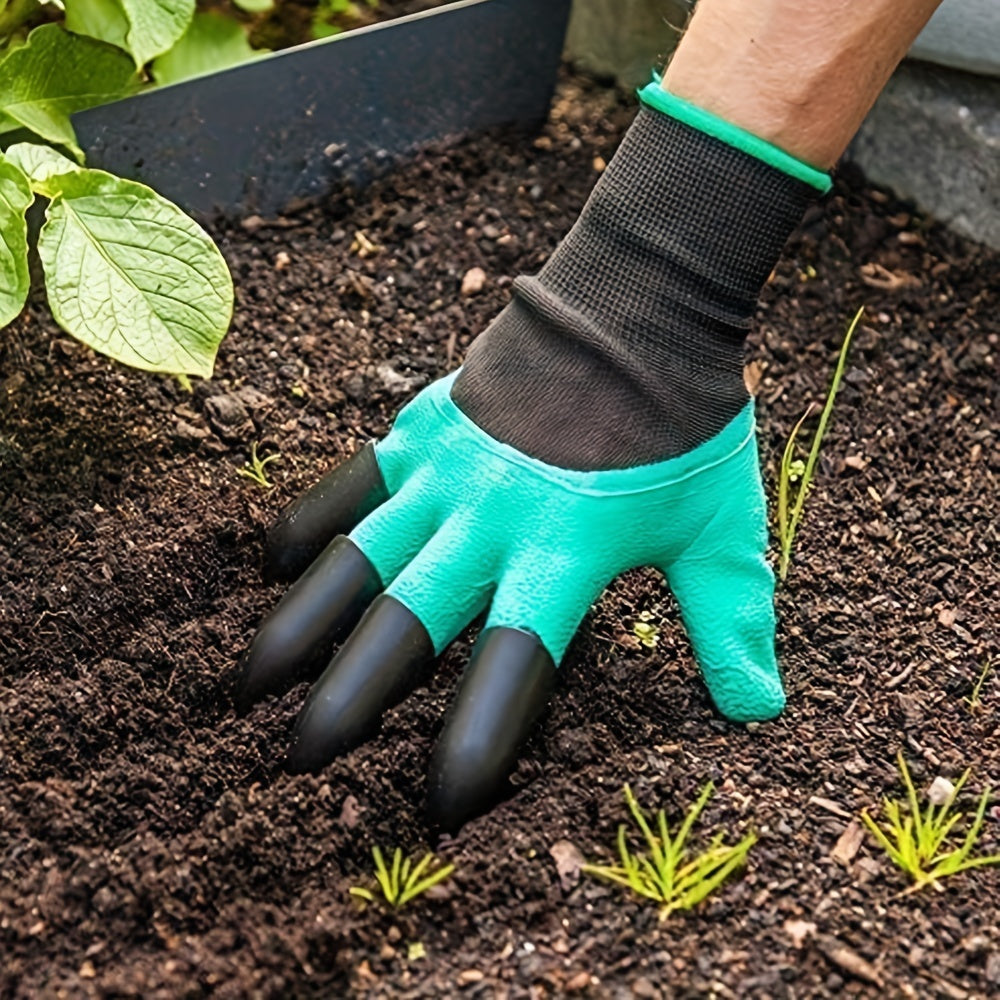 Garden Gloves With Claws for Women and Men, Yard Work Safe Gloves