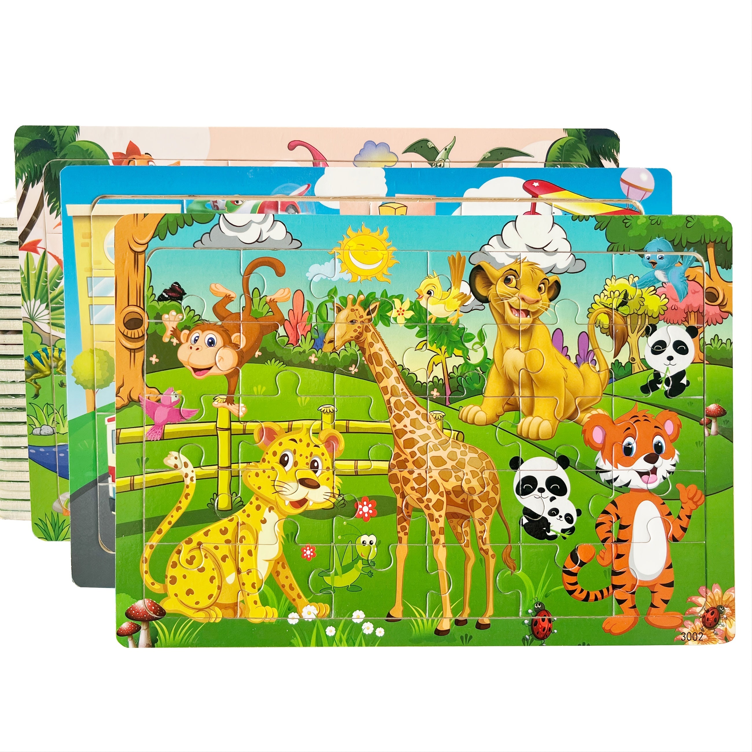 Wooden Jigsaw Puzzles for Kids - Educational Toys for Early Learning