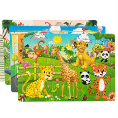 Wooden Jigsaw Puzzles for Kids - Educational Toys for Early Learning