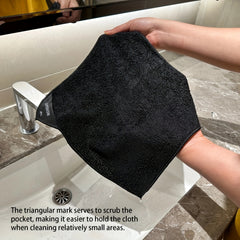 7pcs Microfiber Washcloth Cleaning Cloth Soft Absorbent Towel for Home Bathroom