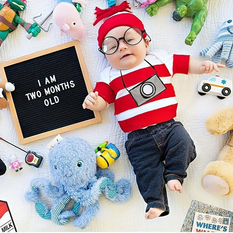 Felt Letter Message Board Baby Photo Props Children's Message Board