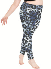  Tie Dye & Leopard Print High Rise Gym Yoga Pants