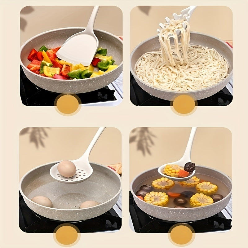 6pcs Silicone Kitchen Utensils Set Heat Resistant Cooking Set For Non-stick Pans
