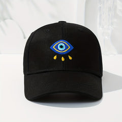 Devil's Eye Embroidery Baseball Cap LOVE Couple Dad Hat