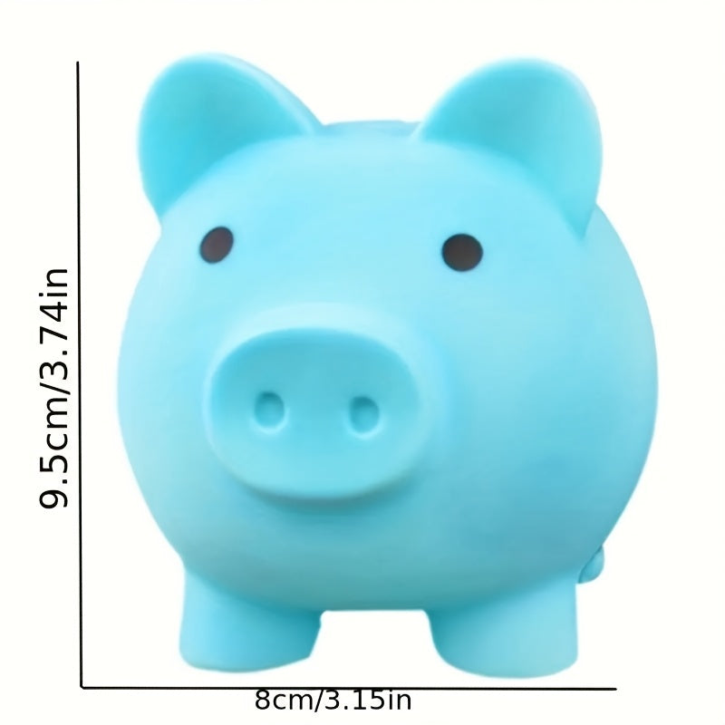 PVC Piggy Bank Money Saving Jar Cartoon Ideal Birthday Gift
