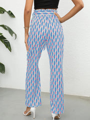 Wide Leg Pants Tie Front Casual Spring Summer Women's Clothing