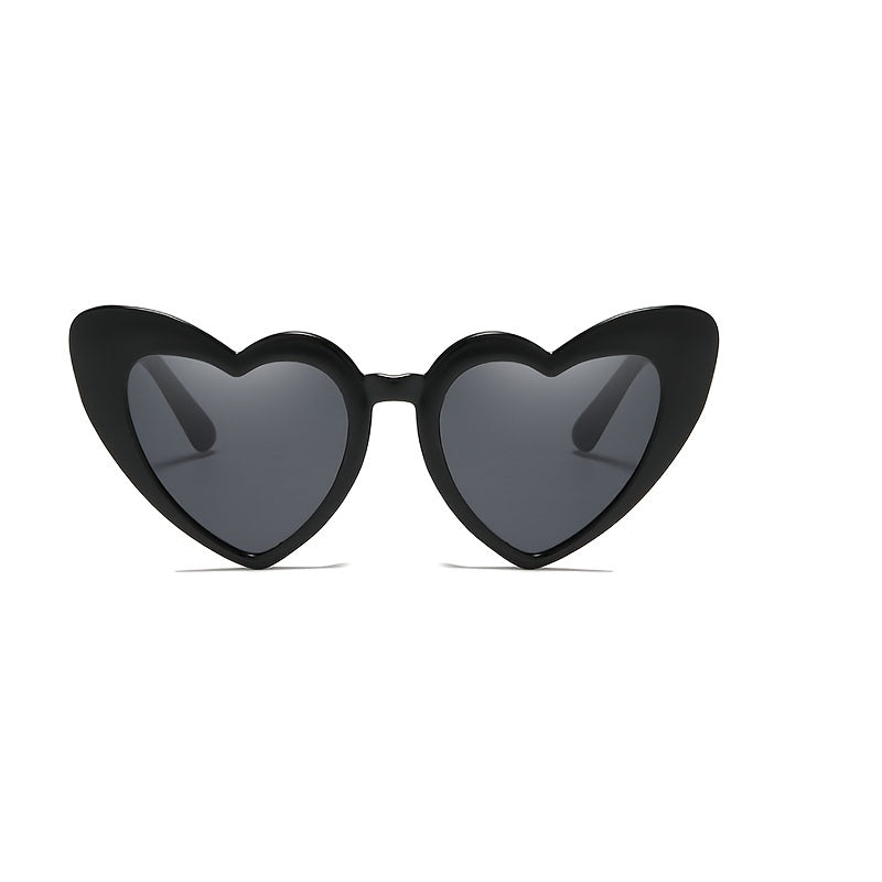 Heart Sunglasses For Women Cat Eye Glasses UV400 Colorful Frame Tined Lens