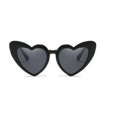 Heart Sunglasses For Women Cat Eye Glasses UV400 Colorful Frame Tined Lens