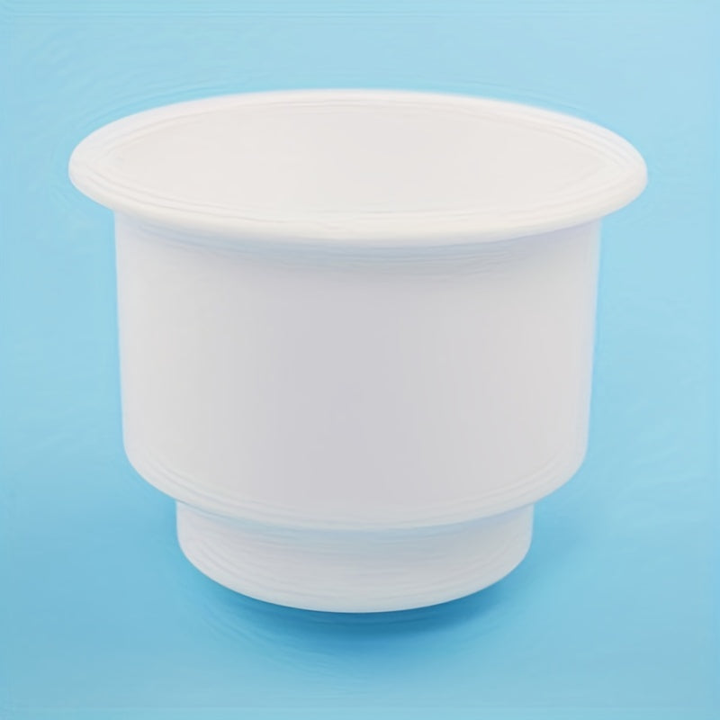 2pcs Marine RV Cup Holder with Drain - Durable Plastic Drink Holder