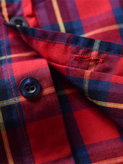 Toddler Boys Plaid Graphic Button Short Sleeve Shirt Kids Summer Clothes
