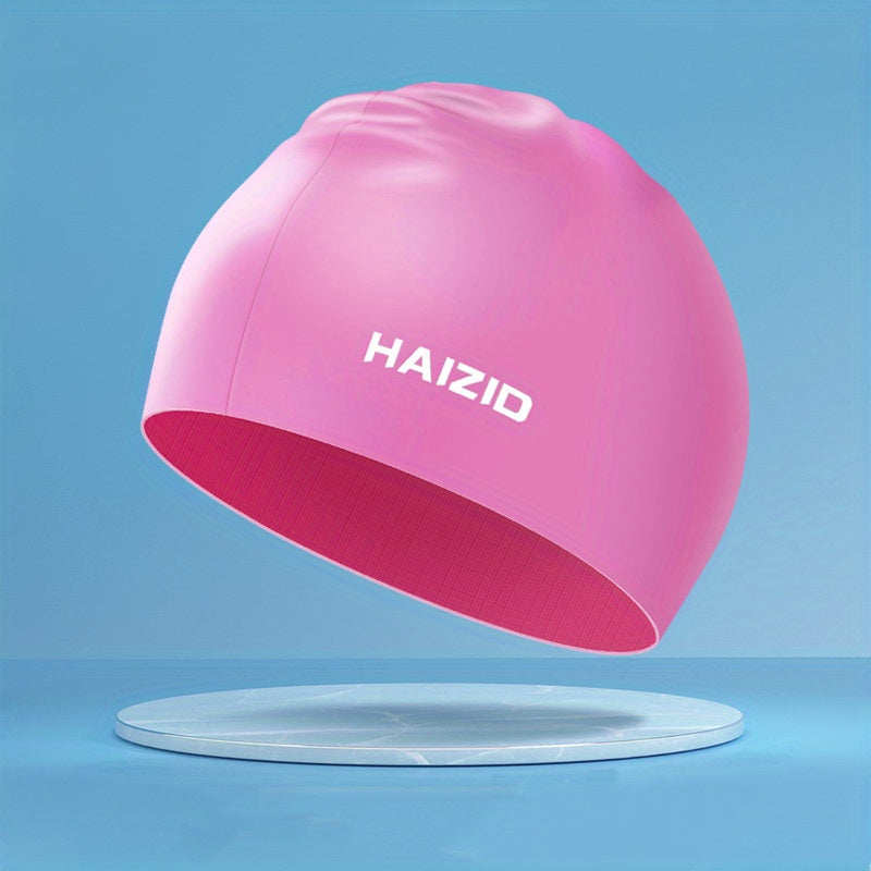 Silicone Swimming Cap for Adults Waterproof Comfortable and Durable Large Size