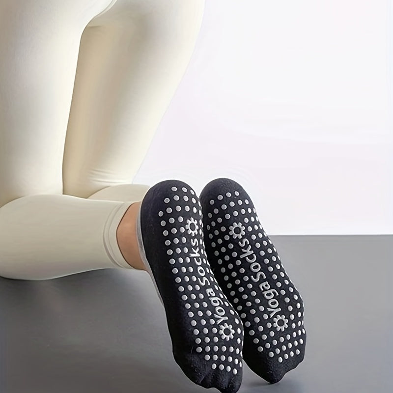 Criss Cross Yoga Socks Breathable Non slip Ankle Stockings