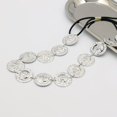 Boho Coin Head Chain Gold Hair Chain Headpieces for Women Girls