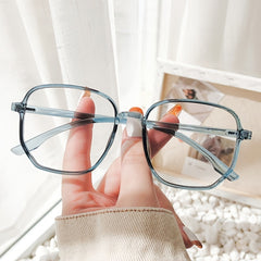 Oversized Light Blocking Glasses Clear Lens Eyeglasses Frame