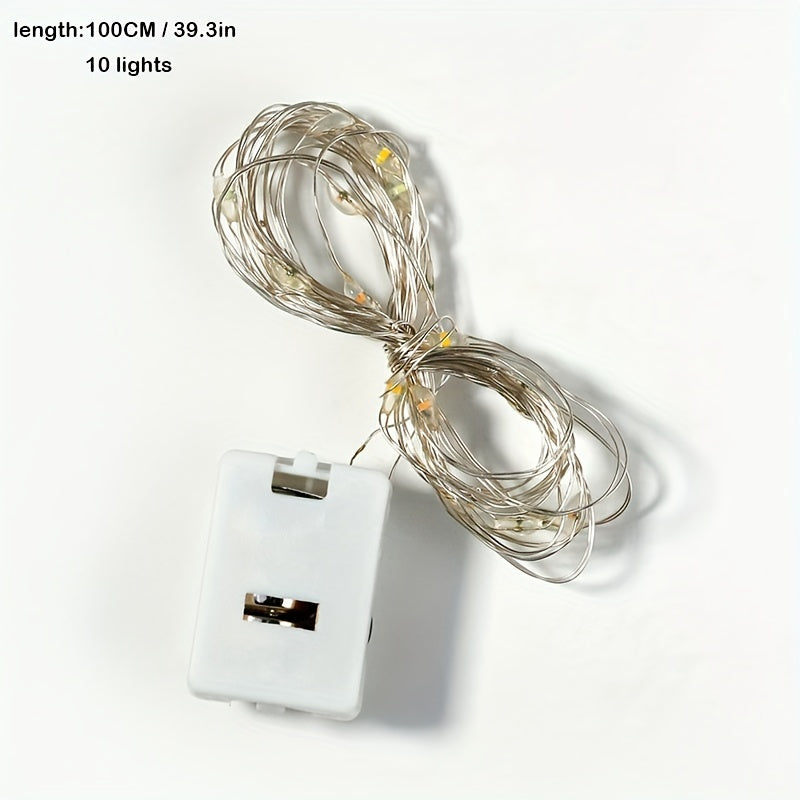 Warm LED Lights String Small Box Holiday Party Decoration Christmas Tree