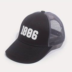 1886 Block Mesh Hat Trucker Baseball Cap