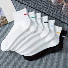 Women's Comfy Sports Socks 7 Pairs Short Breathable Stockings Hosiery