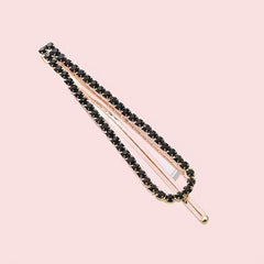 Crystal Hairpin Geometric Edge Clip Hair Accessories