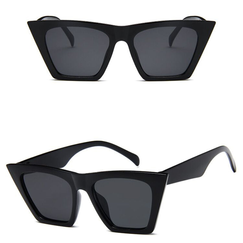 Square Sunglasses Women Unisex Cat Eye Sun Glasses Classic Vintage UV400