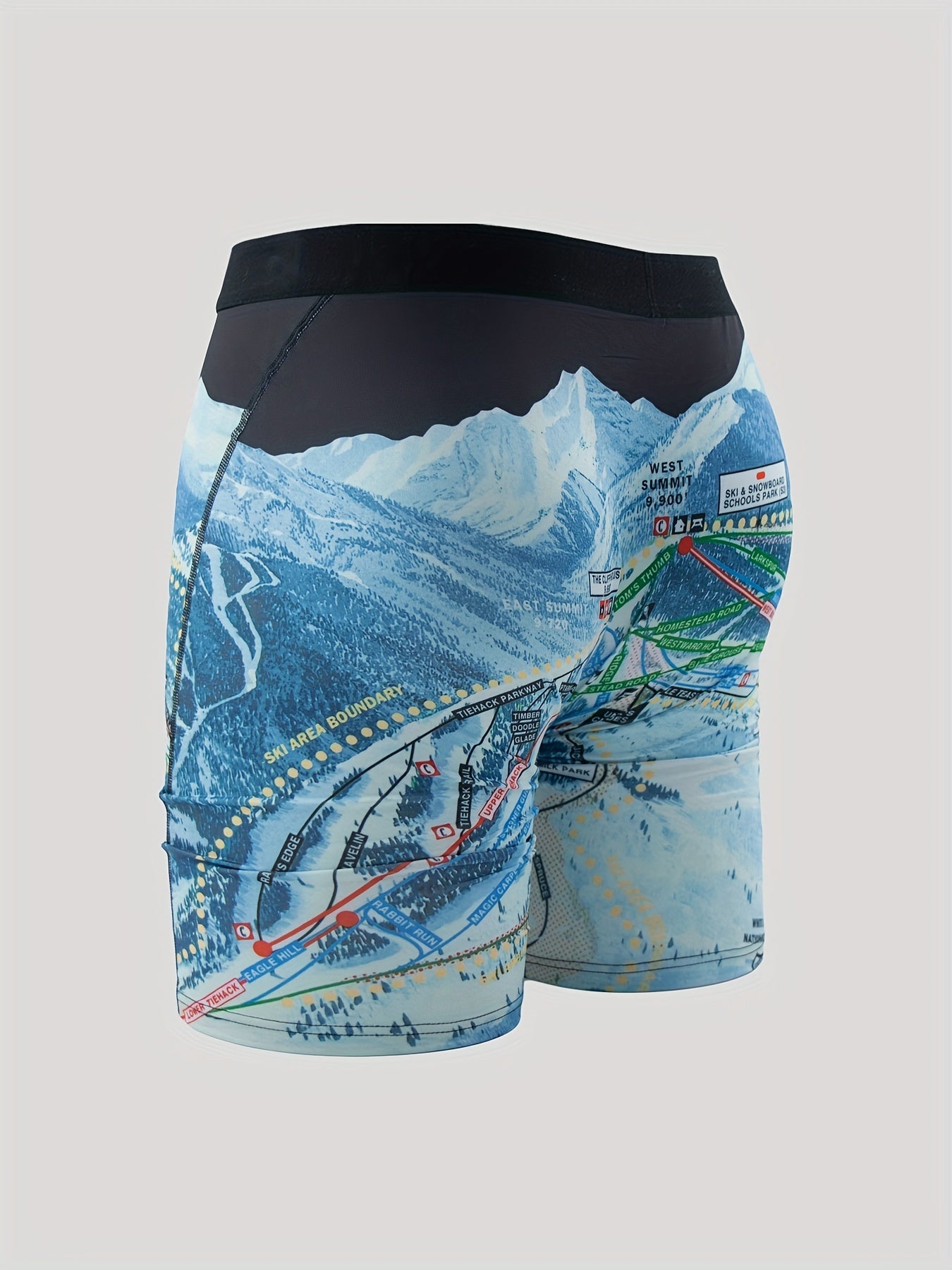 Anime Pattern Men's Boxer Briefs High Stretch Underwear