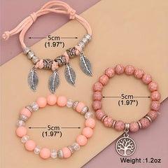 Bohemian Style Owl Beaded Bracelet For Party