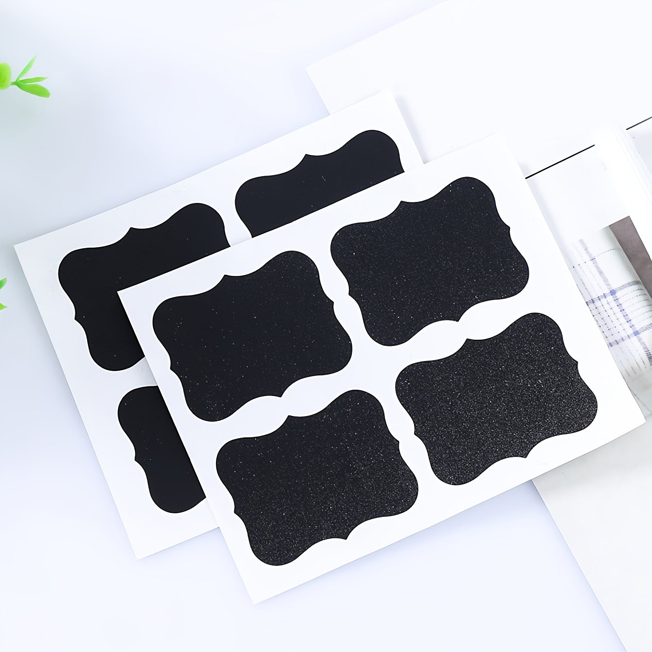5pcs Blackboard Label Reusable Sticker for Can and Box