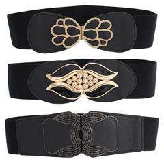 Women's Waist Belt Cover Skinny Elastic Decorative Dress Belt