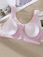  Ditsy Print Front Closure T-shirt Bra