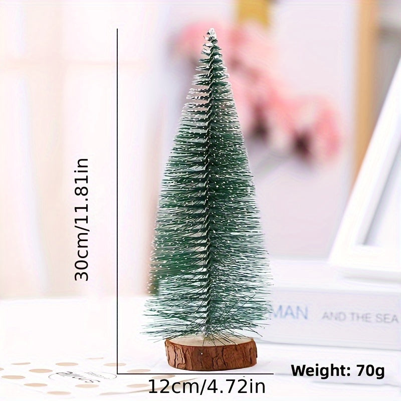 Mini Christmas Tree Cedar Tabletop Small Christmas Tree Desktop Window Swing