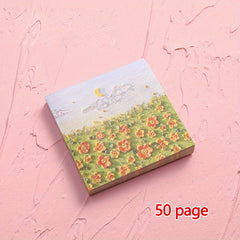 Vibrant Painting Sticky Notes for Students
