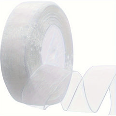 72 Meter Transparent Organza Ribbon For Gift Packaging and Party Decoration