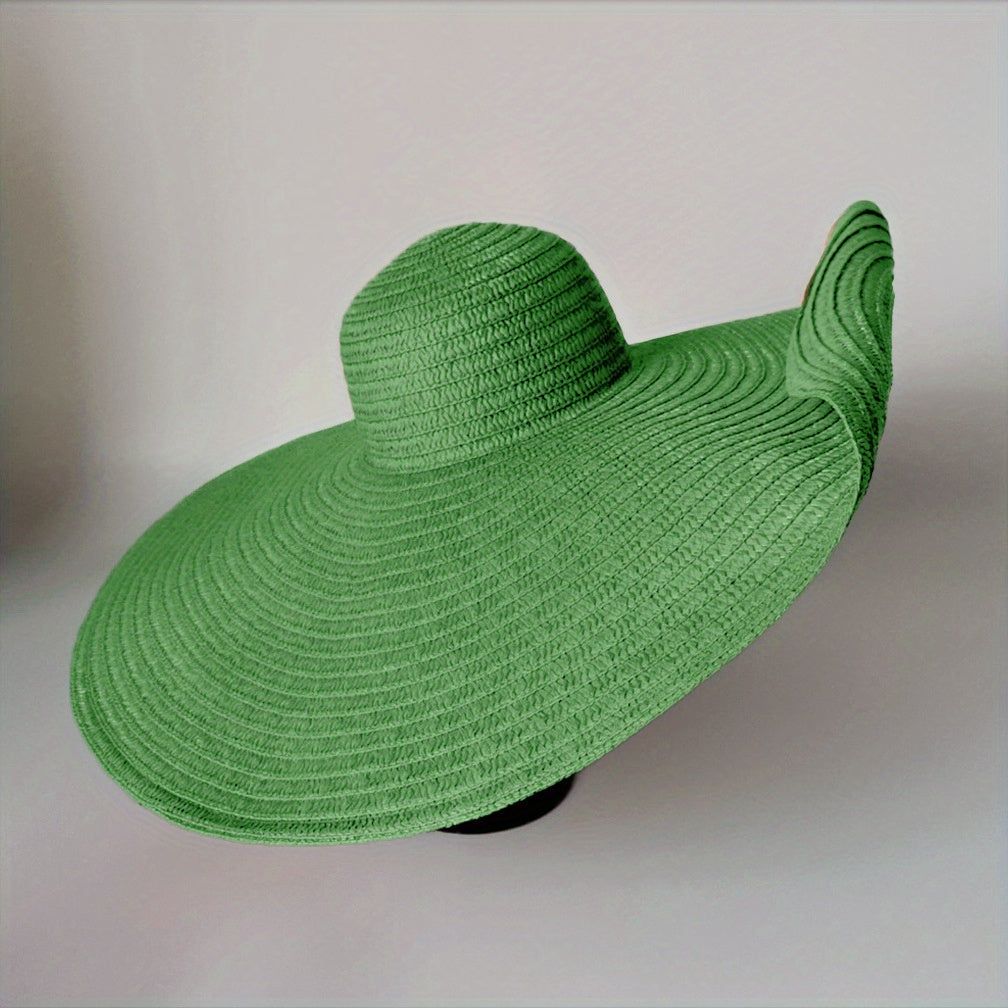 Floppy Sun Hat Wide Brim Beach Summer UV Protection Straw Hats