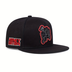 Unisex Sunshade Baseball Cap With PlayingCard Embroidery