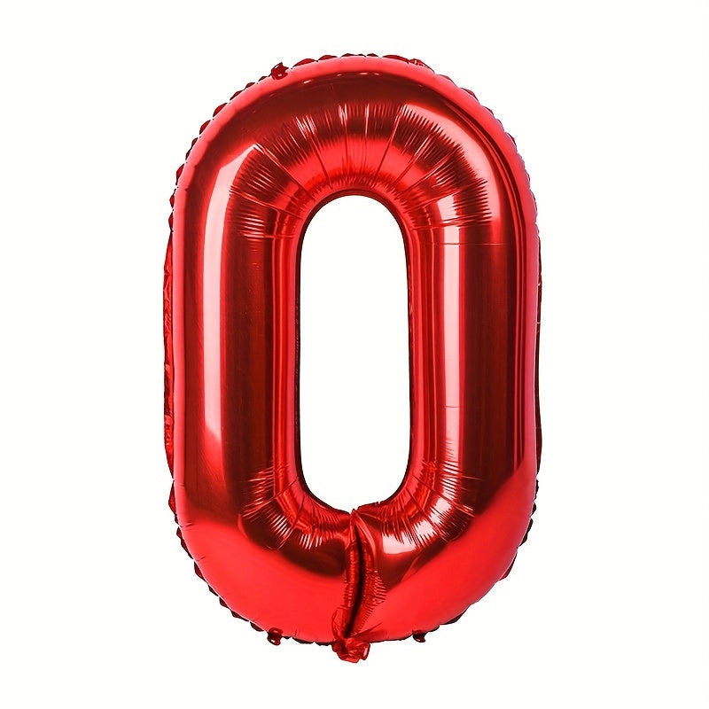 1pc Red Foil Number Balloons 40 Happy Birthday Party Decoration Accessory